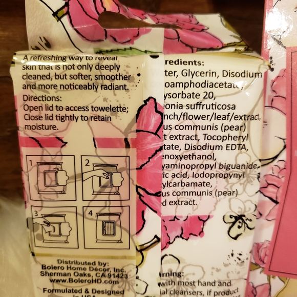 NIP, 3 pk Bolero Bev Hills Face wipes & soothing body oil bundle - Picture 4 of 7